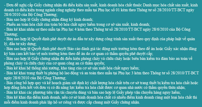 xin giay phep kinh doanh hoa chat