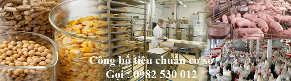 cong bo tieu chuan co so thuc an chan nuoi