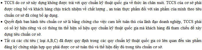 cong bo tieu chuan co so